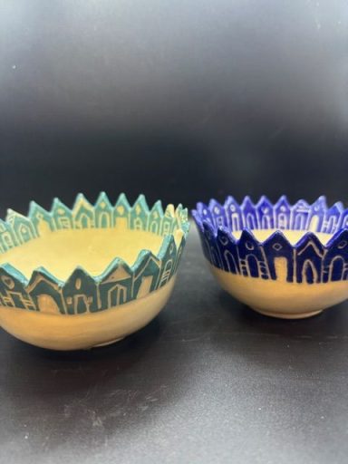 Beach hut bowl
